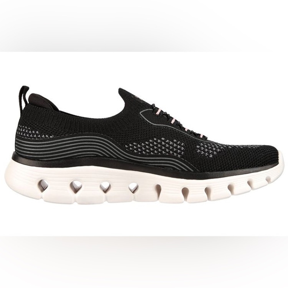 NEW!! Women’s Skechers Go Walk Glide-Step Flex Black/Pink Sneakers Size 5.5M